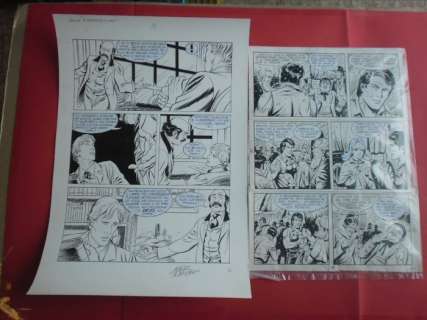 Torricelli, Mario And Gamba, Francesco | 2x original plates Zagor no. 227 "Sierra Blanca" (1980) | Catawiki