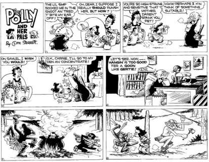 130: Cliff Sterrett Polly and Her Pals S 9/19/43 | Russ Cochran