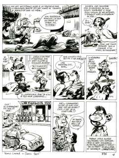 Yoann - Planche originale 7 (finale) du récit court de BOB MARONE