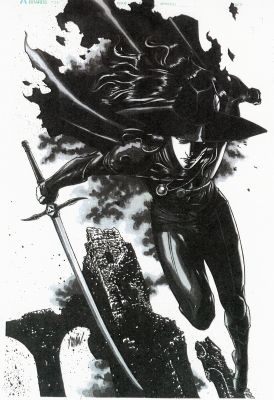 Ruvel Abril | RUVEL ABRIL 2025 VAMPIRE HUNTER D ARTWORK | Tri-State Original Art