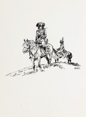 Franz | Illustration au feutre représentant Napoléon… | AZ auction