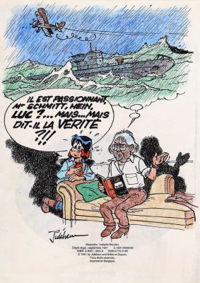 Jidéhem | Sophie, illustration pleine page à l’encre de… | AZ auction