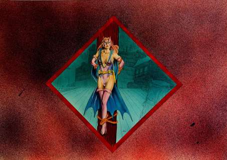 Michael Bair | Huntress in Bondage Humongous Painting (1980S) | Romitaman