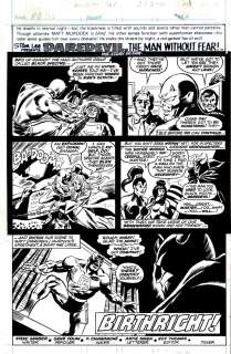 Jeff Aclin, Mike Esposito - Mighty World of Marvel #321 P 1 (Daredevil, Shanna, Black Widow, Black Spectre - Mandrill! British Splash For Daredevil #110) 1978