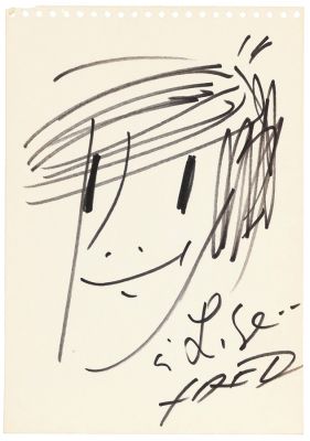 Fred | Lot 046 - Philémon, illustration au feutre représentant… | AZ auction