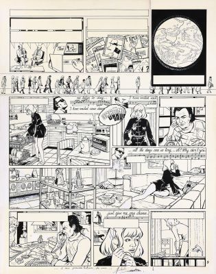 Schetter | Planche n°9 à l’encre de Chine et rehauts à la… | AZ auction