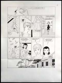 Renaud | Planche originale  - Jessica Blandy  - Le dossier | Catawiki