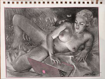 James Martin | Pink Apple, original art | ComicArt.dk