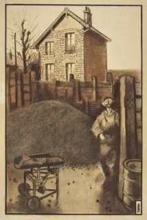 JACQUES TARDI Tardi en banlieue, Casterman 1990 Le charbonnier, illustration originale,... | Daniel Maghen Enchères