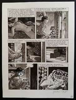 Tripp, Jean-Louis - Planche originale  - Planche 9  - Extases  - (2017)