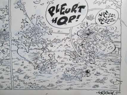 Schreurs, Eric | Original page  - Joop Klepzeiker 12  - Vies Beest (1997) | Catawiki