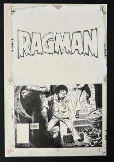 Joe Kubert Ragman Original Cover Art | Weiss Auctions