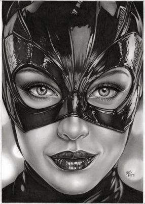 Catwoman (11"x17") Original Art by Mark Eugene - Ed Benes Studio