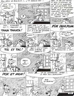 BobÂ DE GROOT - Gag original 490 de LEONARD tome 35 - Le génie donne sa langue au chat - planche de storyboard