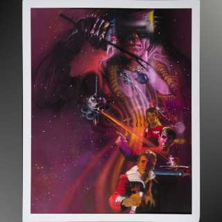 Lot #337 : Matted Hand-Painted Bob Peak Poster Comp / STAR TREK II: THE WRATH OF KHAN (1982)