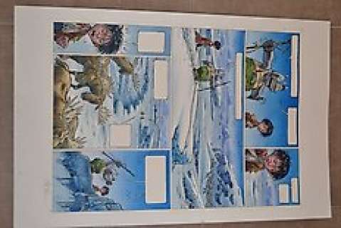 Andreae, Jean-Baptiste - Planche originale  - Terre mecanique Antartica T2