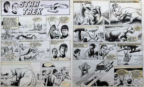 Stokes, John | Original pages (p. 1 and 2)  - Star Trek  - (1973) | Catawiki