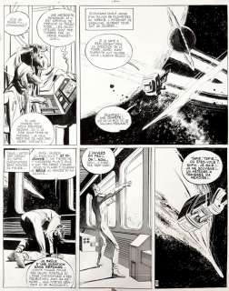 - - Planche originale 45 du tome 3 des NAUFRAGES DU TEMPS - Labyrinthes -