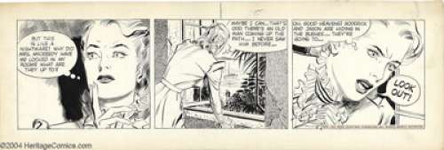 Alex Raymond - Rip Kirby Daily Comic Strip Original Art, dated 3-19-53 (King Features Syndicate, 1953). The - | Heritage