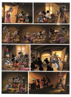 Planche originale en couleur directe 4 de MICKEY MOUSE HORRIFIKLAND par Alexis NESME