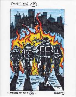 Kevin Eastman | TMNT Book 6 Eastman Cover Concept Art #6A | Kevin Eastman