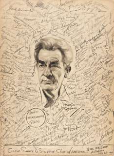 BETTINA STEINKE (et al) (1913-1999) Group of Autographed Posters for the Circus, Saints, and Sinners Club. [WOMEN ARTISTS / CHARITIES] | Swann Galleries