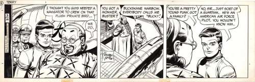 George Wunder | Terry And the Pirates 3/14/1963 Daily | Graphic Collectibles