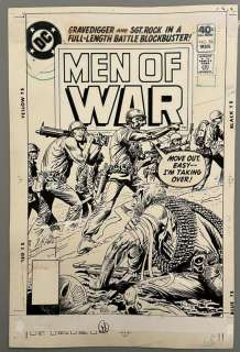 1980 Men of War #26 Cover Art Joe Kubert | Weiss Auctions
