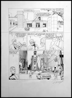 Renaud | Planche originale (p.33)  - Jessica Blandy Tome 23  - La chambre 27 | Catawiki