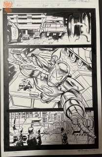 Bill Reinhold Ron Garney - Amazing Spider-Man 534 Pg 4 (Marvel, 2006) ‘Civil War‘