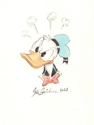 Federico Bertolucci | Paperino close-up (inedito) | Krazy Art Gallery