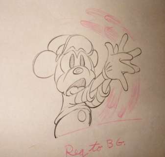 Disney Studios - Original Production Drawing - Mickey Mouse - The Whalers (1938) | Catawiki