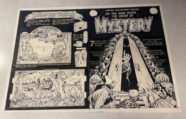 HOUSE OF MYSTERY #C-23 LCE original PROD COVER ART CARDY ARAGONES HORROR 1973 | eBay US (Buy It Now)