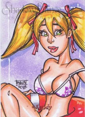 Bill Maus | Mandy Ap Sketch Card By Bill Maus (2018) | ComicArtFans Classifieds