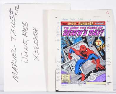 Marvel Comics Marvel Tales #212 Comp. Color Guide | Bruneau & Co. Auctioneers
