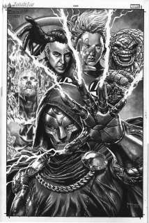 Mico Suayan - Fantastic Four Issue 1 Page Cover