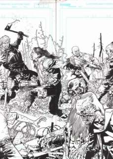 Andrei Bressan – Walking Dead Deluxe 25-30 6 connecting Cover – Charlie Adlard – Robert Kirkman