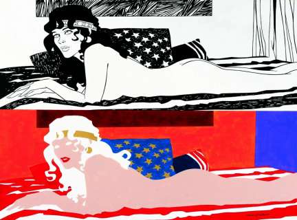 44: SERGIO ZANIBONI Pin-up sdraiata | Little Nemo