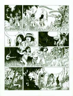 BRASS Nadine Petit renard Planche 27 de l’histoire Un aigle dans l’orage édité... | Vermot et Associés