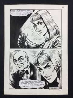 Romanini, Giovanni - original plate no. 185 "Le origini di Satanik" (1972) | Catawiki