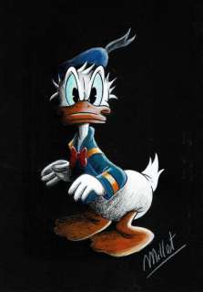 Millet | Donald, dessin original Ã  la gouache. Dimensions : 34 cm x… | Septimus
