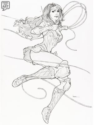 Kaare Andrews | Wonder Woman 68 Cover | Panel Page Art