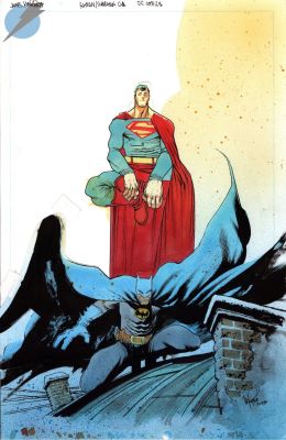 James Harren - Batman/Superman: World‘s Finest Issue 43 Page Cover