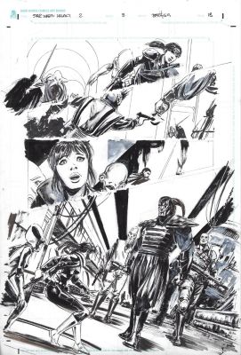 Brian Thies | Star Wars Legacy Issue 08 Page 18 | Splash Page