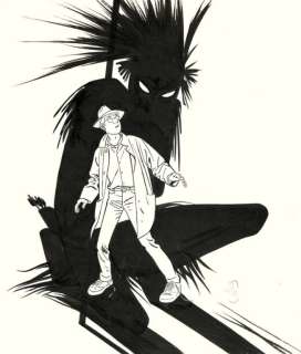 Lot #425 | Dodier. Couverture originale Jérôme Bloche | BDEnchères