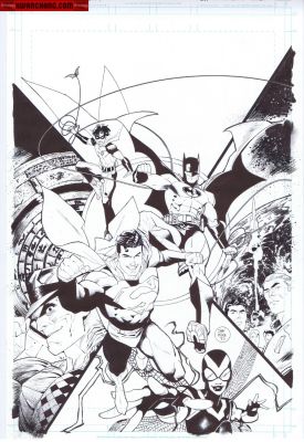 Dan Mora | Covers / Pinups Issue Batman Superman Worldâ€™S Finest Annual # 1 Page Cover | Kwan Chang