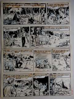 Verschuere, Karel / Vandersteen, Willy - Originele Openingspagina - Bessy nr. 59 - De vallei der eekhoorns p.1 - (1965) | Catawiki