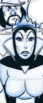 Matena, Dick - Original page (p. 7) - Rooie Oortjes Parodiereeks - Sneeuwwitje - (1994) | Catawiki