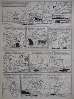 Goossens, Eugeen - Original opening page - Suske en Wiske - Witte zwanen, zwarte zwanen p.1 - (1987) | Catawiki