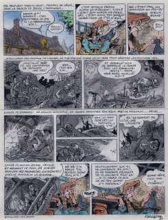 François Walthéry (Né En 1946) | L’Ancêtre du Vieux bleu - planche originale, 1980 | Fauve Paris